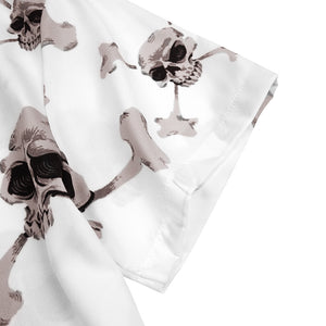 SKULL BUTTON DOWN ALOHA SHIRT
