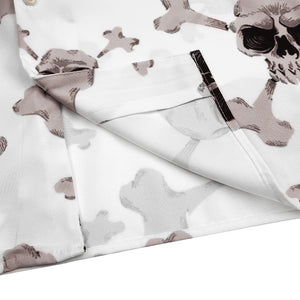 SKULL BUTTON DOWN ALOHA SHIRT