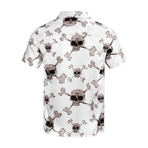 SKULL BUTTON DOWN ALOHA SHIRT