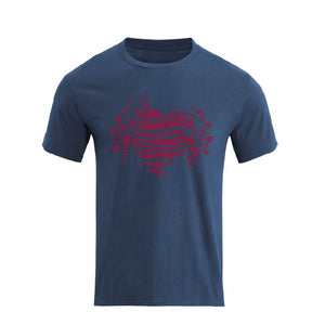 I LOVE YOU 100% COTTON GRAPHIC TEE