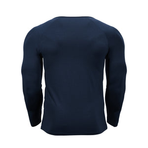 ESSENTIALS BUTTON HENLEY QUICK DRY LONG SLEEVE HENLEY SHIRT