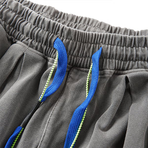 KNITTED DRAWSTRING JOGGER PANTS