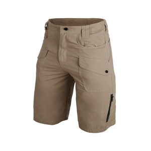 MULTI-POCKET ZIPPER 13'' INSEAM CARGO SHORTS WITH BELT