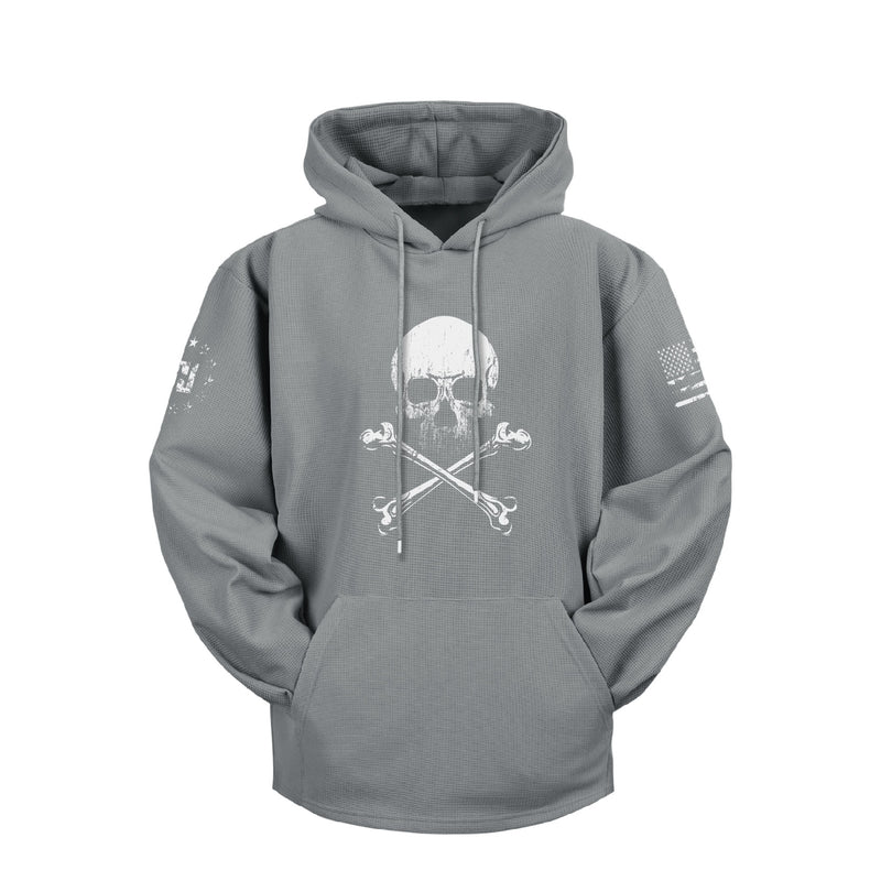 WAFFLE SKULL BREATHABLE HOODIE