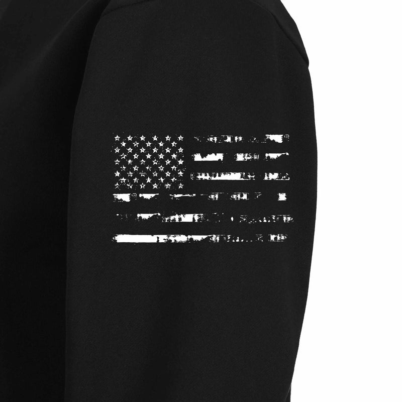 USA FLAG CROSS POCKET HOODIE