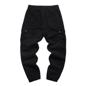 POCKETS FLEECE CARGO PANTS