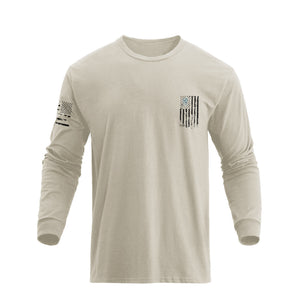 USA FLAG GRAPHIC LONG SLEEVE T-SHIRT