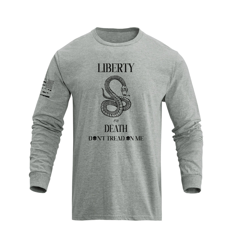 DON'T TREAD ON ME GRAPHIC LONG SLEEVE T-SHIRT