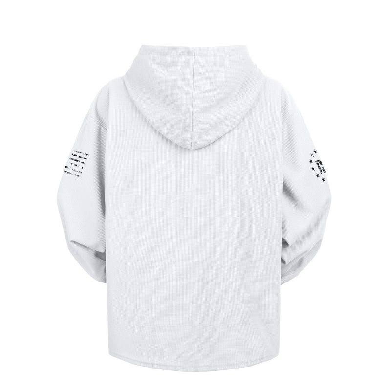 WAFFLE SKULL BREATHABLE HOODIE