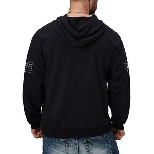 SKULL POCKET HOODIE
