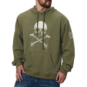 SKULL POCKET HOODIE