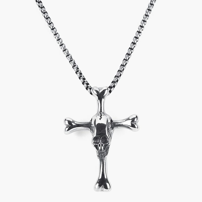 SKULL CROSS PENDANT