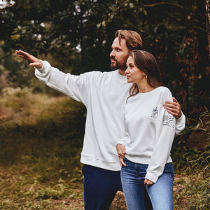 USA FLAG CROSS SWEATSHIRT