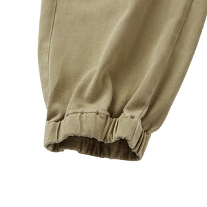 KNITTED DRAWSTRING JOGGER PANTS