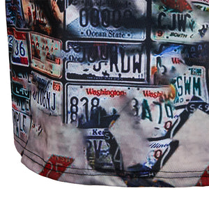 Men's Full Printed Short Sleeve Graphic T Shirt