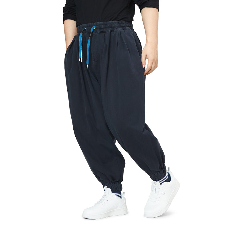 KNITTED DRAWSTRING JOGGER PANTS