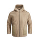 POLAR LEATHER REVERSIBLE HOODED FLEECE JACKETS