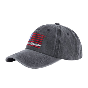 LET'S GO BRANDON USA FLAG CAP