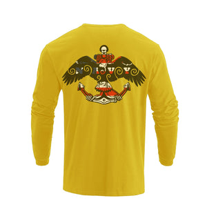 USA FLAG GRAPHIC LONG SLEEVE T-SHIRT