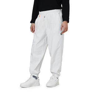 KNITTED DRAWSTRING JOGGER PANTS