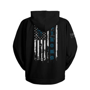 Men's Regular Fit Patriotic USA Flag Graphic Pocket Hoodies
