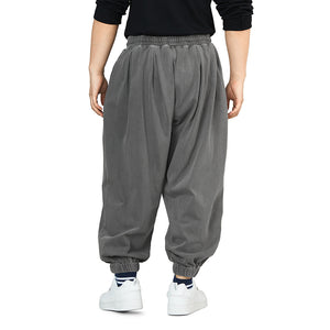 KNITTED DRAWSTRING JOGGER PANTS