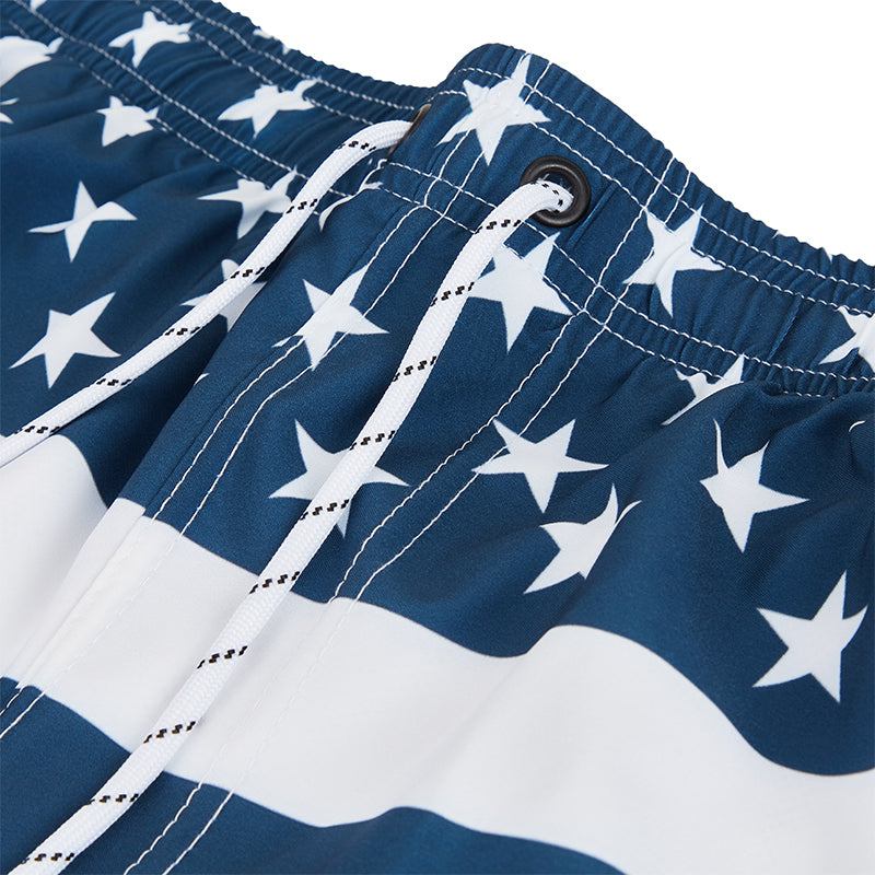 USA FLAG 11'' INSEAM SWIM TRUNKS