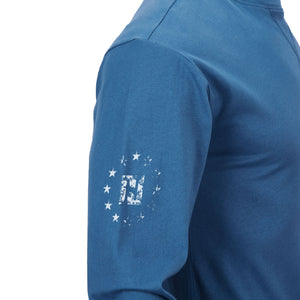 NATIVE AMERICAN CREWNECK GRAPHIC LONG SLEEVE T-SHIRT