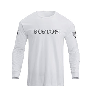 BOSTON GRAPHIC LONG SLEEVE T-SHIRT