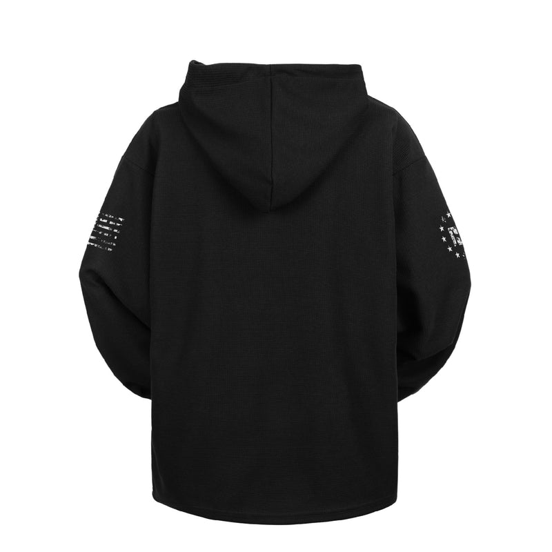 WAFFLE SKULL BREATHABLE HOODIE