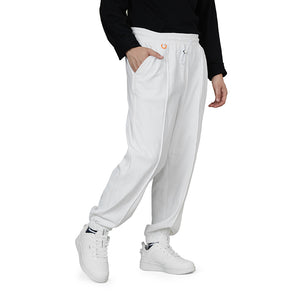 KNITTED DRAWSTRING JOGGER PANTS