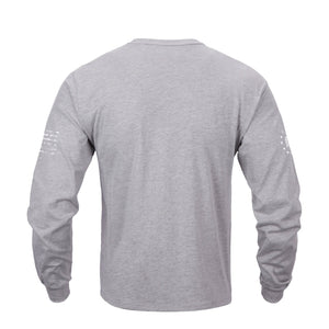 NATIVE AMERICAN CREWNECK GRAPHIC LONG SLEEVE T-SHIRT