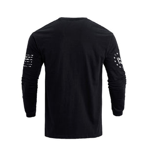 USA FLAG EAGLE GRAPHIC LONG SLEEVE T-SHIRT