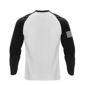 CROSS RAGLAN GRAPHIC LONG SLEEVE T-SHIRT