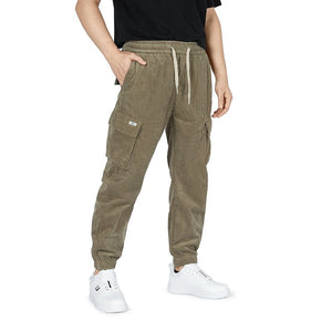 POCKETS CORDUROY CARGO PANTS