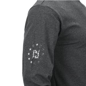 NATIVE AMERICAN CREWNECK GRAPHIC LONG SLEEVE T-SHIRT