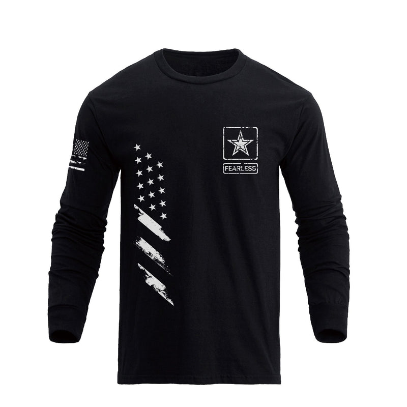 USA FLAG FEARLESS GRAPHIC LONG SLEEVE T-SHIRT