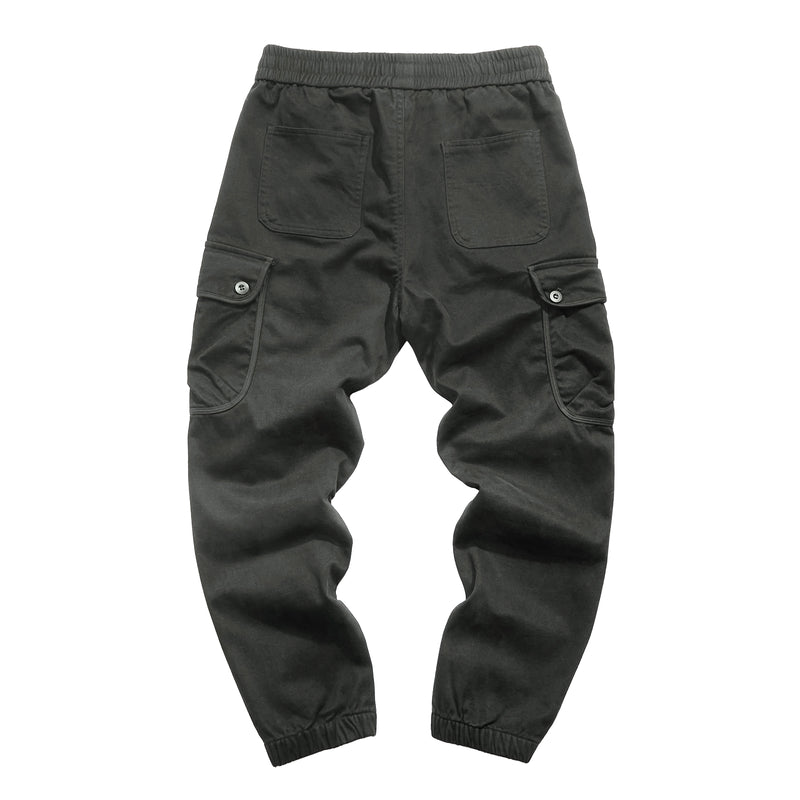 POCKETS FLEECE CARGO PANTS