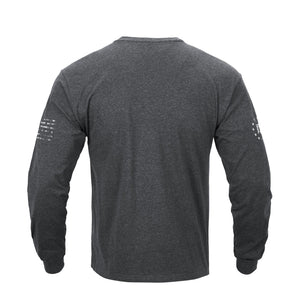 NATIVE AMERICAN CREWNECK GRAPHIC LONG SLEEVE T-SHIRT