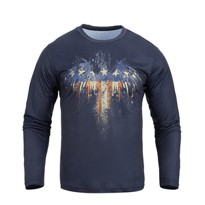Men's Graphic Long Sleeve T Shirt