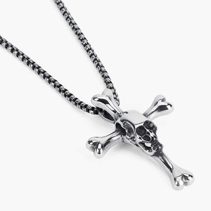 SKULL CROSS PENDANT