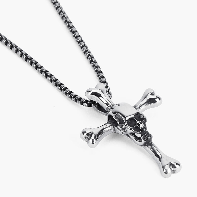 SKULL CROSS PENDANT