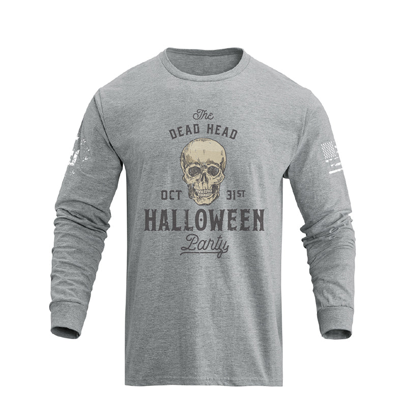 RETRO SKULL GRAPHIC LONG SLEEVE T-SHIRT