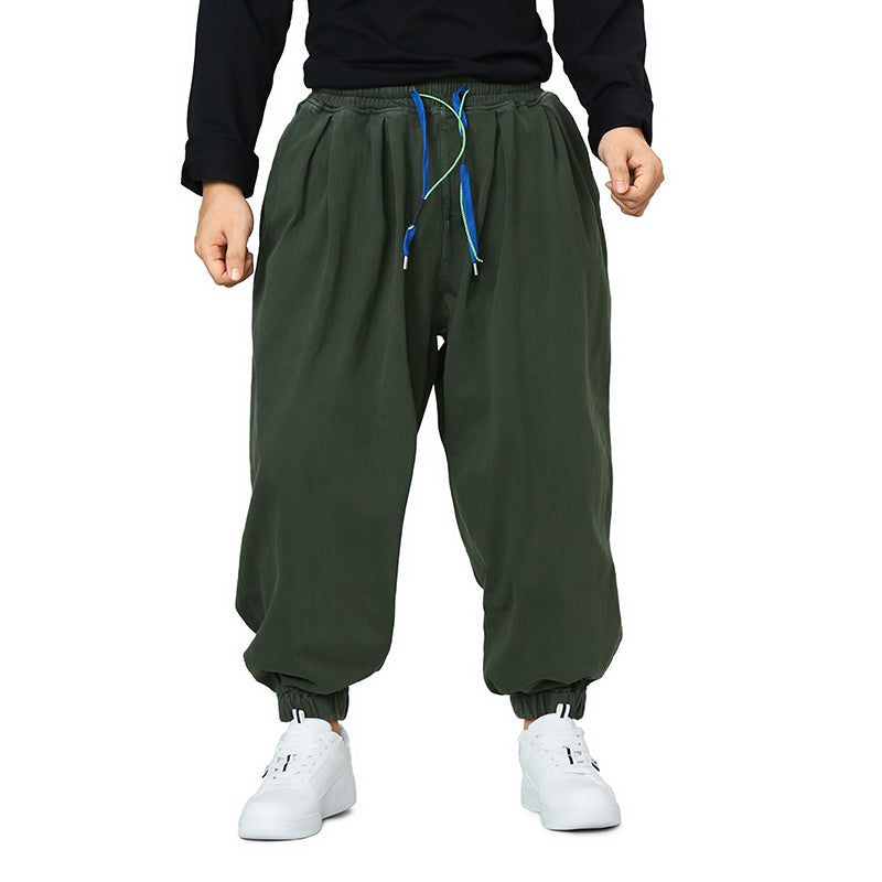 KNITTED DRAWSTRING JOGGER PANTS