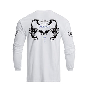 SCORPION CROSS GRAPHIC LONG SLEEVE T-SHIRT
