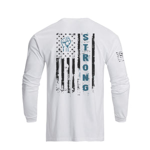 USA FLAG GRAPHIC LONG SLEEVE T-SHIRT