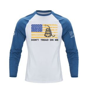 USA FLAG RAGLAN GRAPHIC LONG SLEEVE T-SHIRT