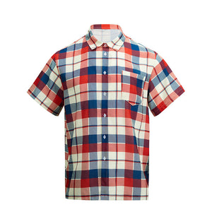 PLAID BUTTON DOWN SHIRT