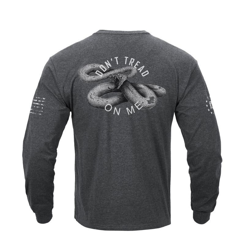 DON'T TREAD ME CREWNECK GRAPHIC LONG SLEEVE T-SHIRT