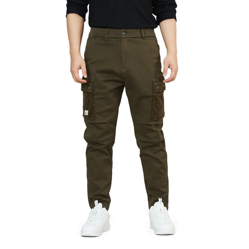 MAPLE LABELED CORDUROY JOGGER PANTS